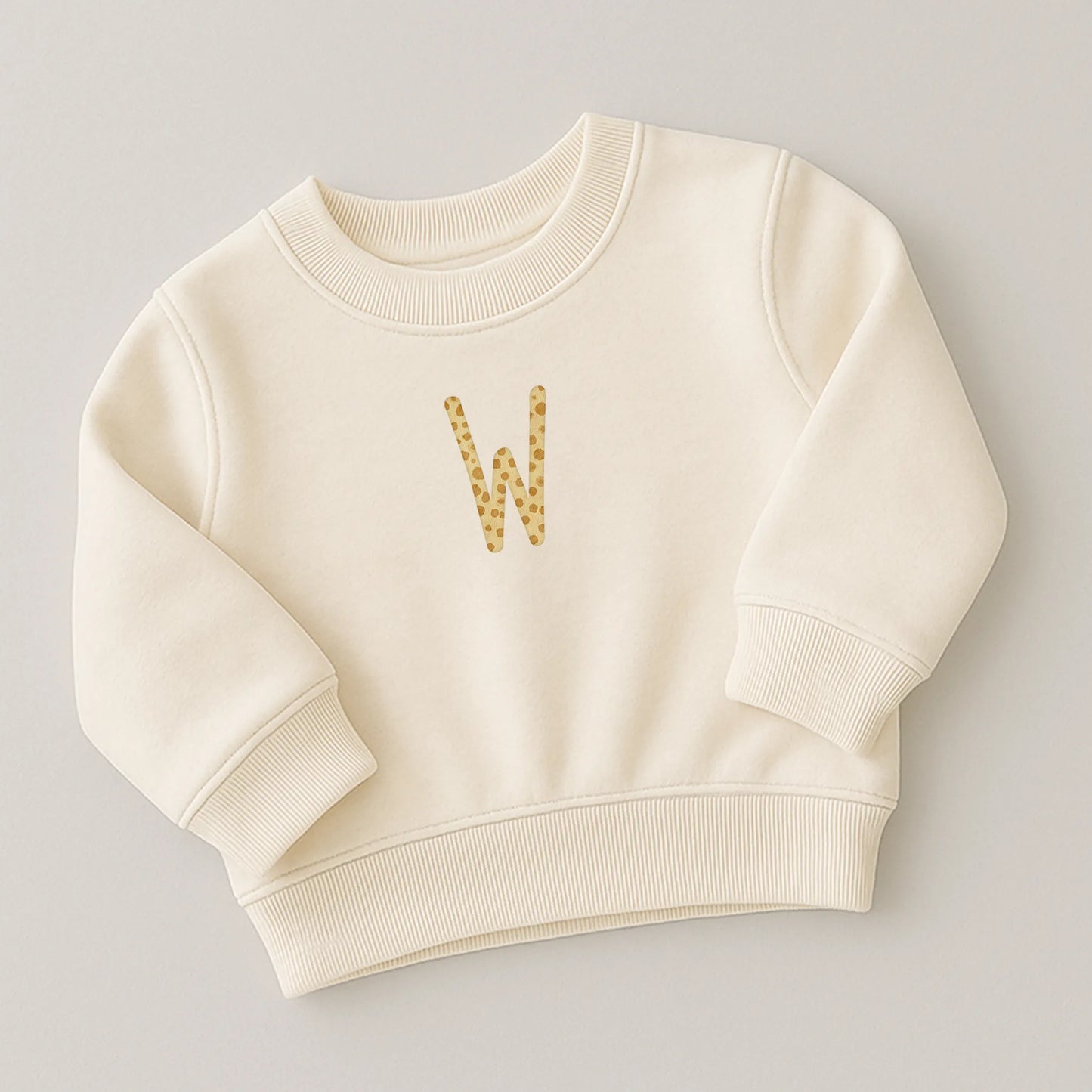 Kotenkram Bügelbild Buchstabe W - 3 | Höhe 5 cm | DTF Transfer B0825K0556