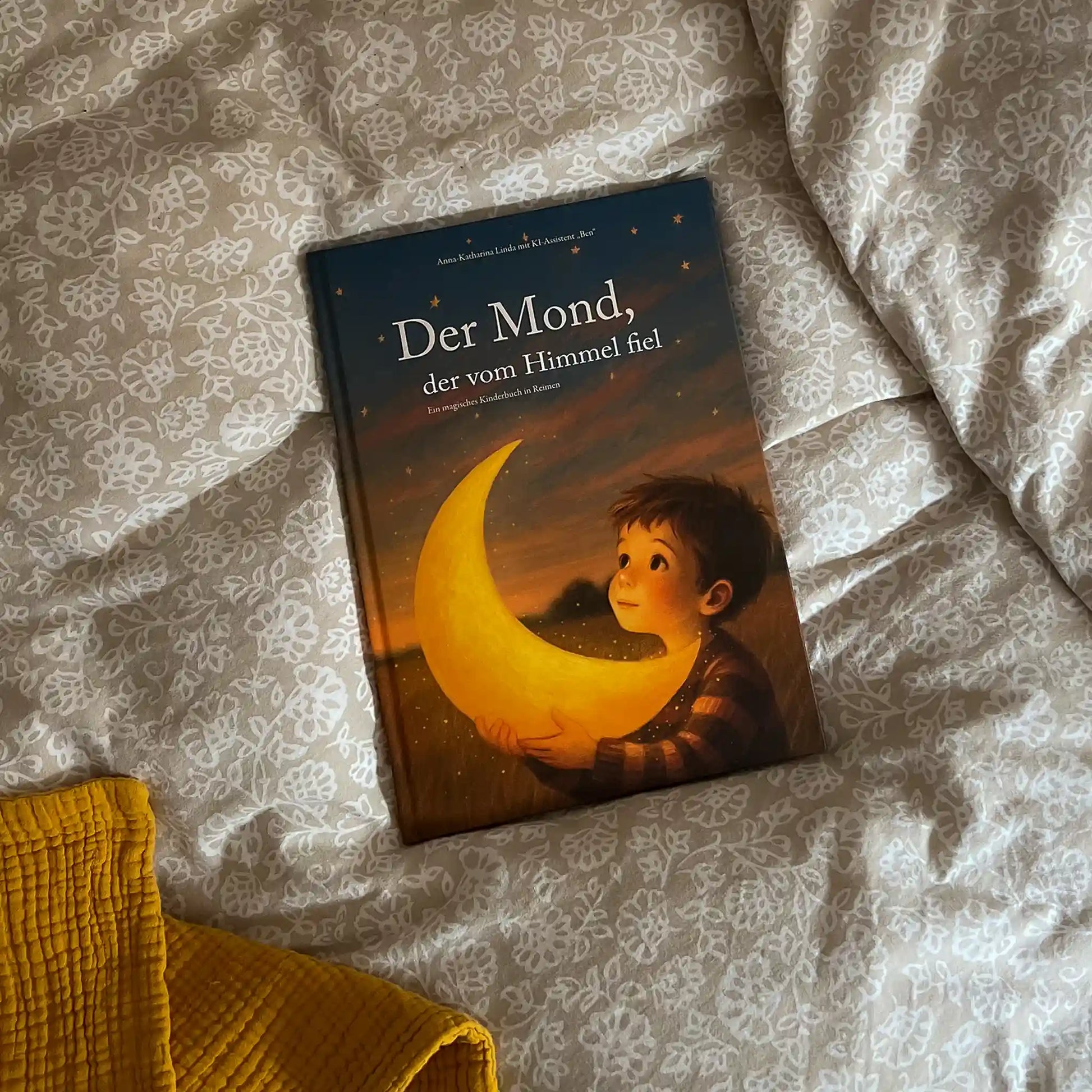 Kotenkram Kinderbuch Mond ab 3 Jahren zum Vorlesen mit Reimen und großen Illustrationen. Din A4 Hochformat. Fadenheftung. Hardcover - K2025K0551