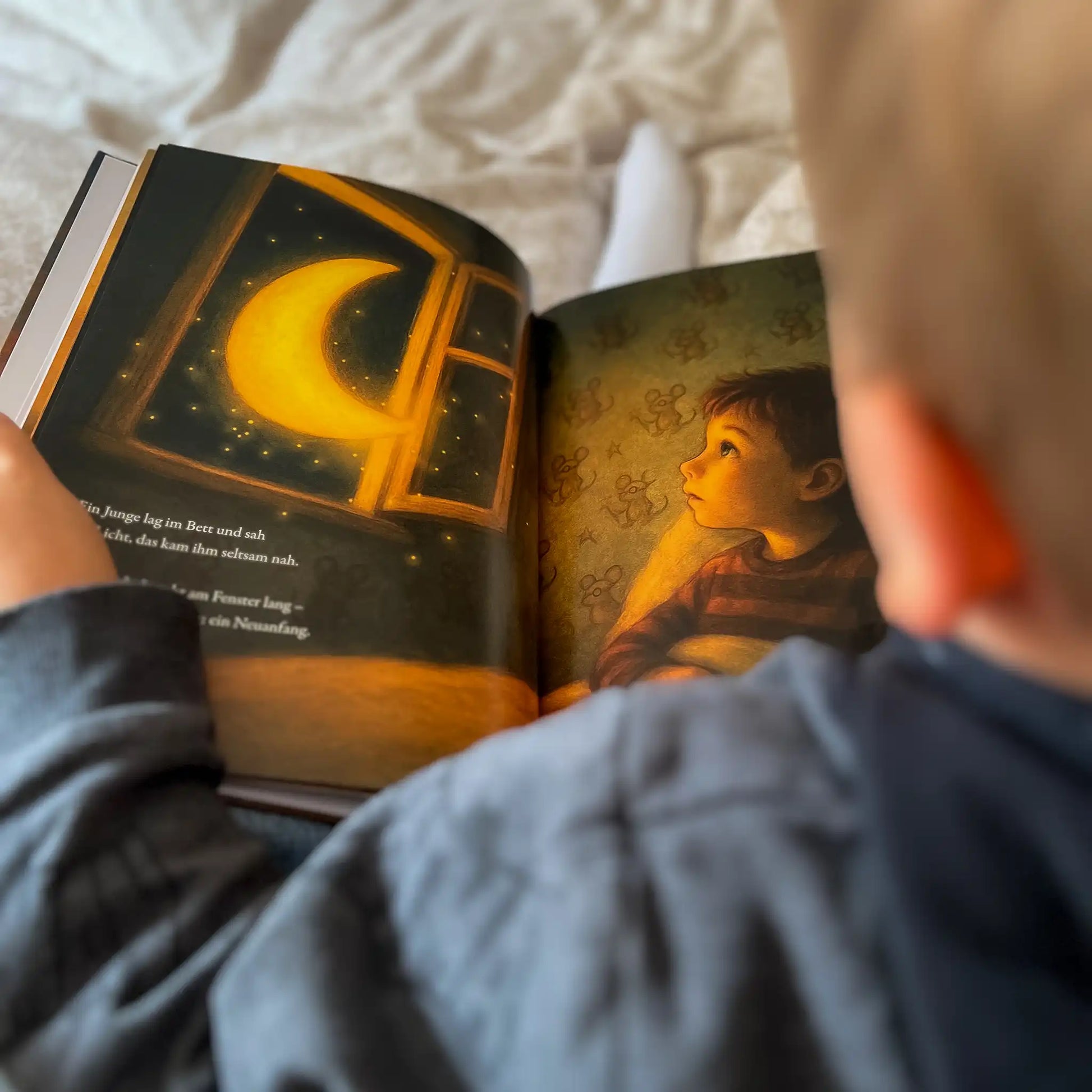 Kotenkram Kinderbuch Mond ab 3 Jahren zum Vorlesen mit Reimen und großen Illustrationen. Din A4 Hochformat. Fadenheftung. Hardcover - K2025K0551