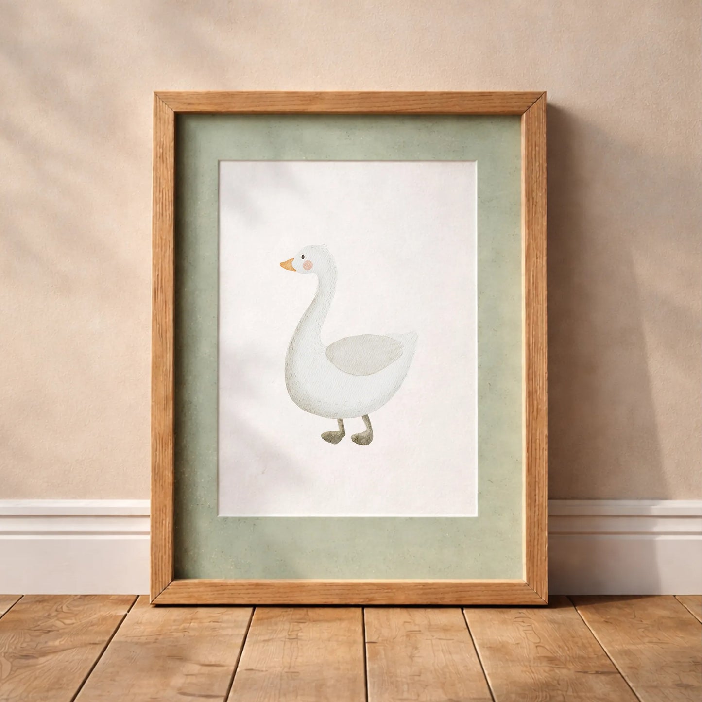 Kotenkram Poster 'Gans' | Kinderzimmer Deko | DIN A4 P0125K043