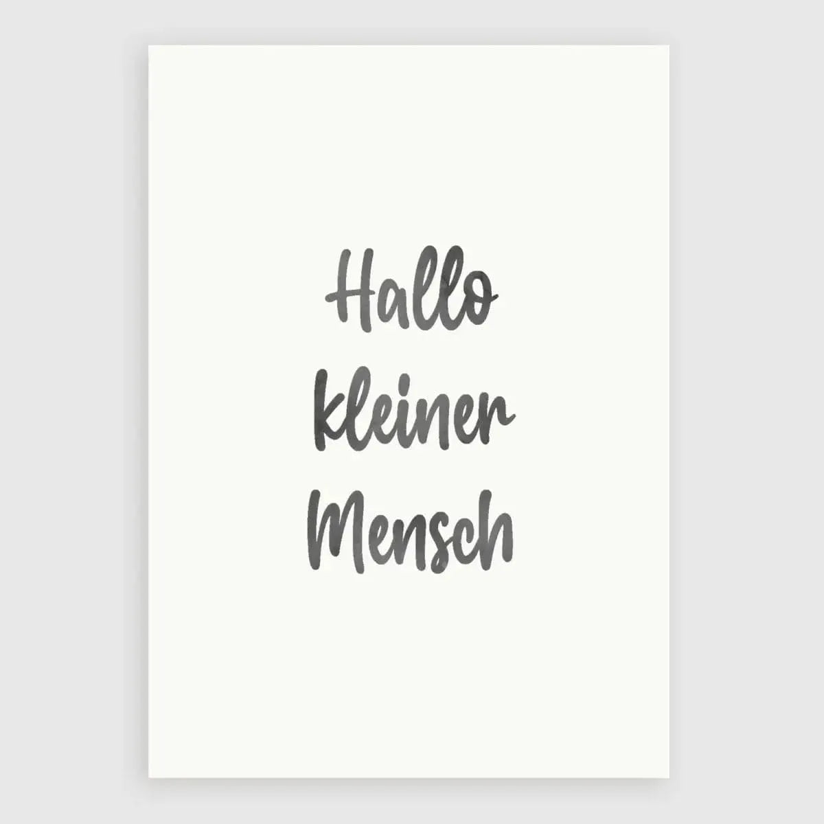 Kotenkram Karte zur Geburt 'Hallo' | DIN A6 | Unisex Z0122K0177