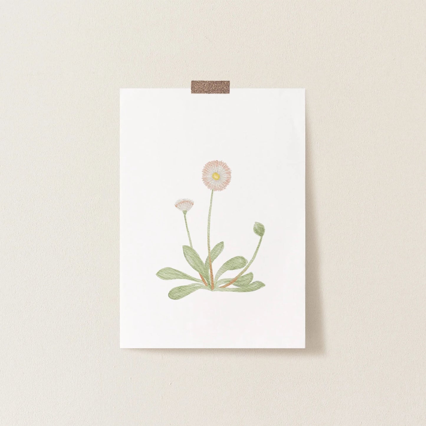 Kotenkram Poster 'Gänseblümchen' | Kinderzimmer Deko | DIN A4 oder A5 DIN A4 (210 x 297 mm) P1524K0326D4