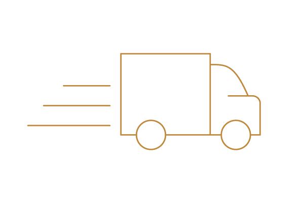 Piktogramm Lieferwagen - Symbol für Versand