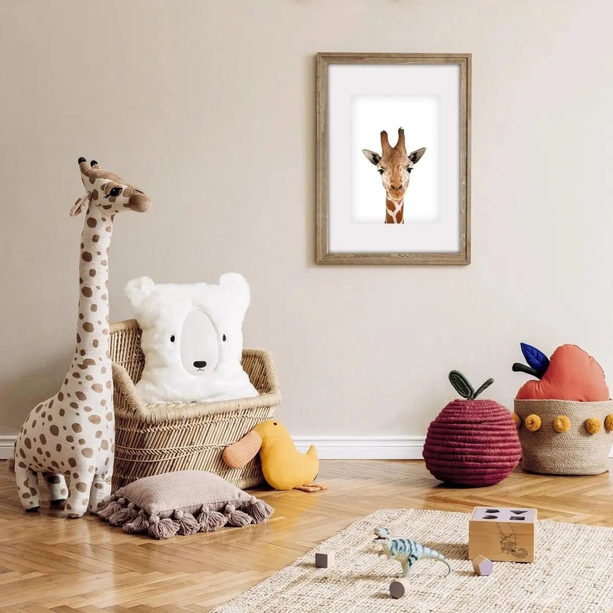 Tierposter Giraffe | Kinderzimmer Dekoration | DIN A4 | einzeln Poster A4 Kotenkram