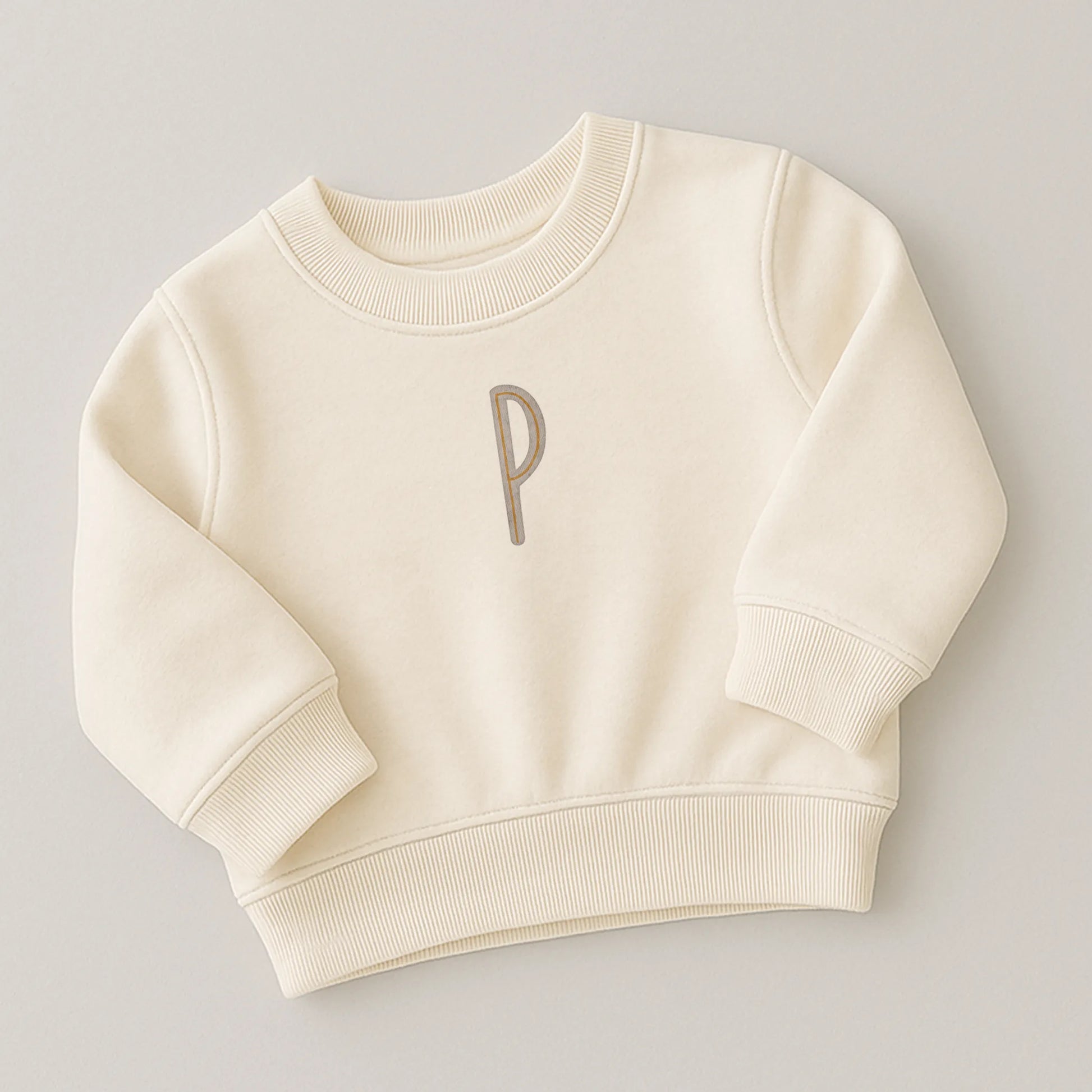 Kotenkram Bügelbild Buchstabe P - 2 | Höhe 5 cm | DTF Transfer B0825K0533