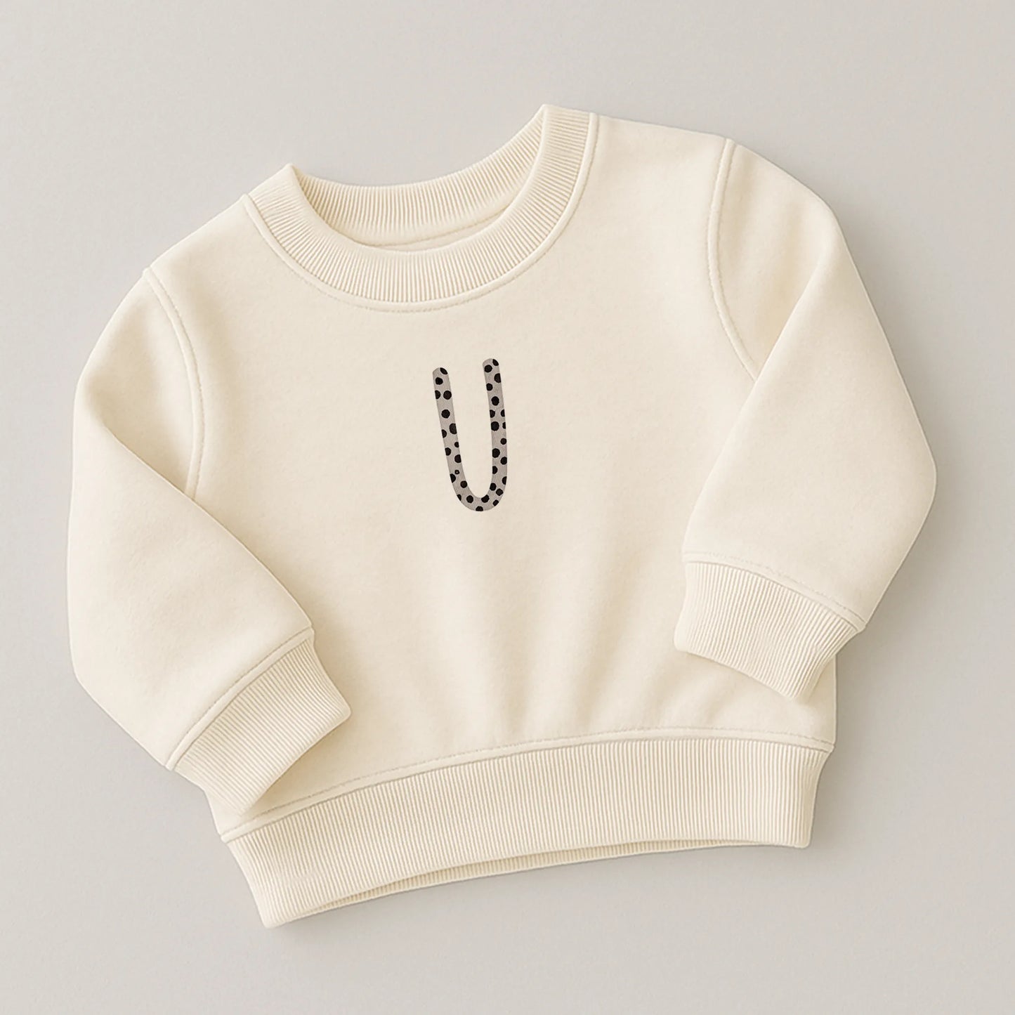 Kotenkram Bügelbild Buchstabe U - 3 | Höhe 5 cm | DTF Transfer B0825K0550