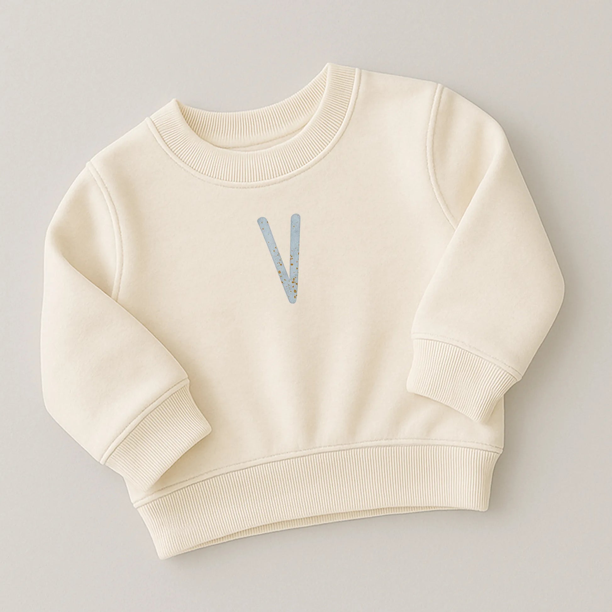 Kotenkram Bügelbild Buchstabe V - 1 | Höhe 5 cm | DTF Transfer B0825K0551