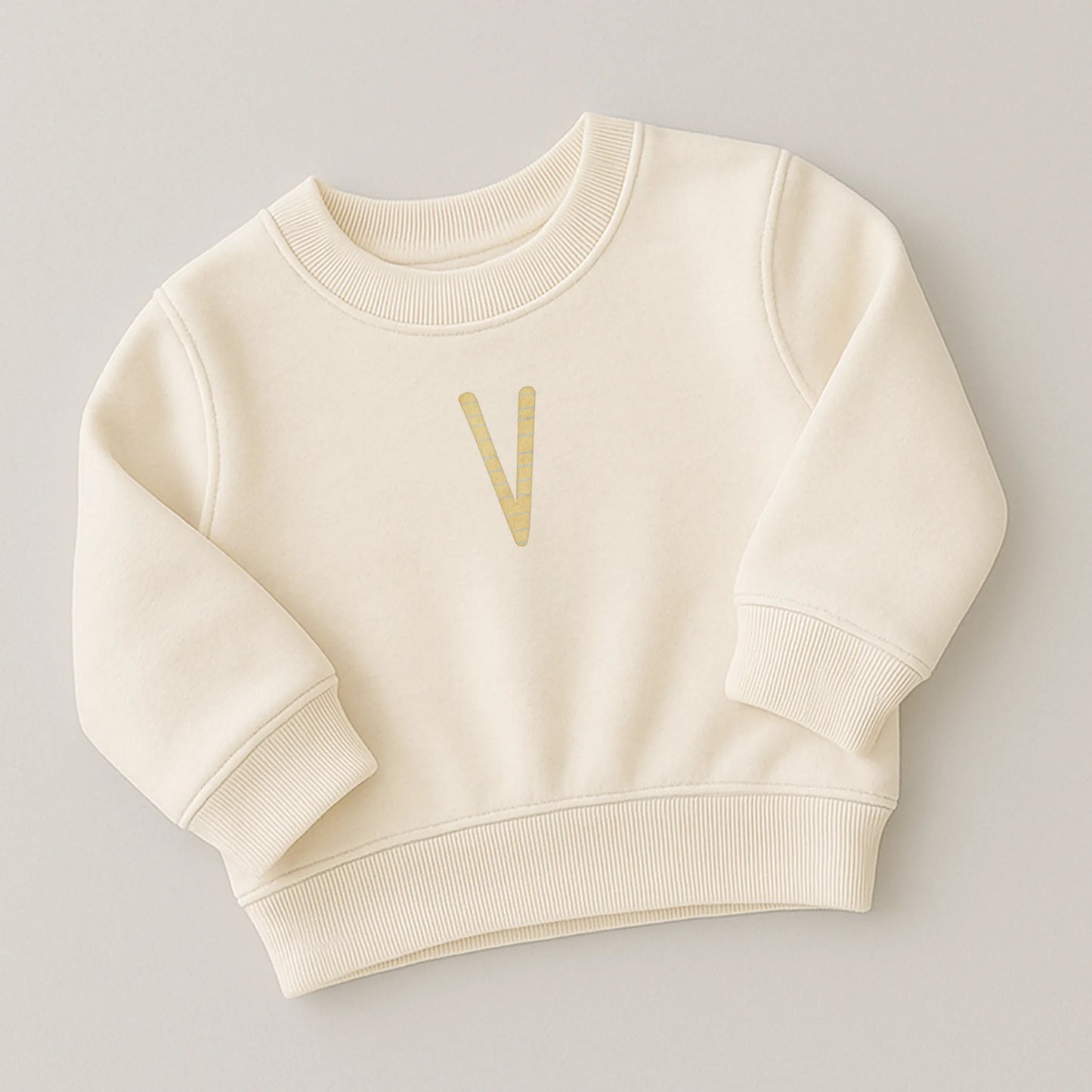 Kotenkram Bügelbild Buchstabe V - 2 | Höhe 5 cm | DTF Transfer B0825K0552