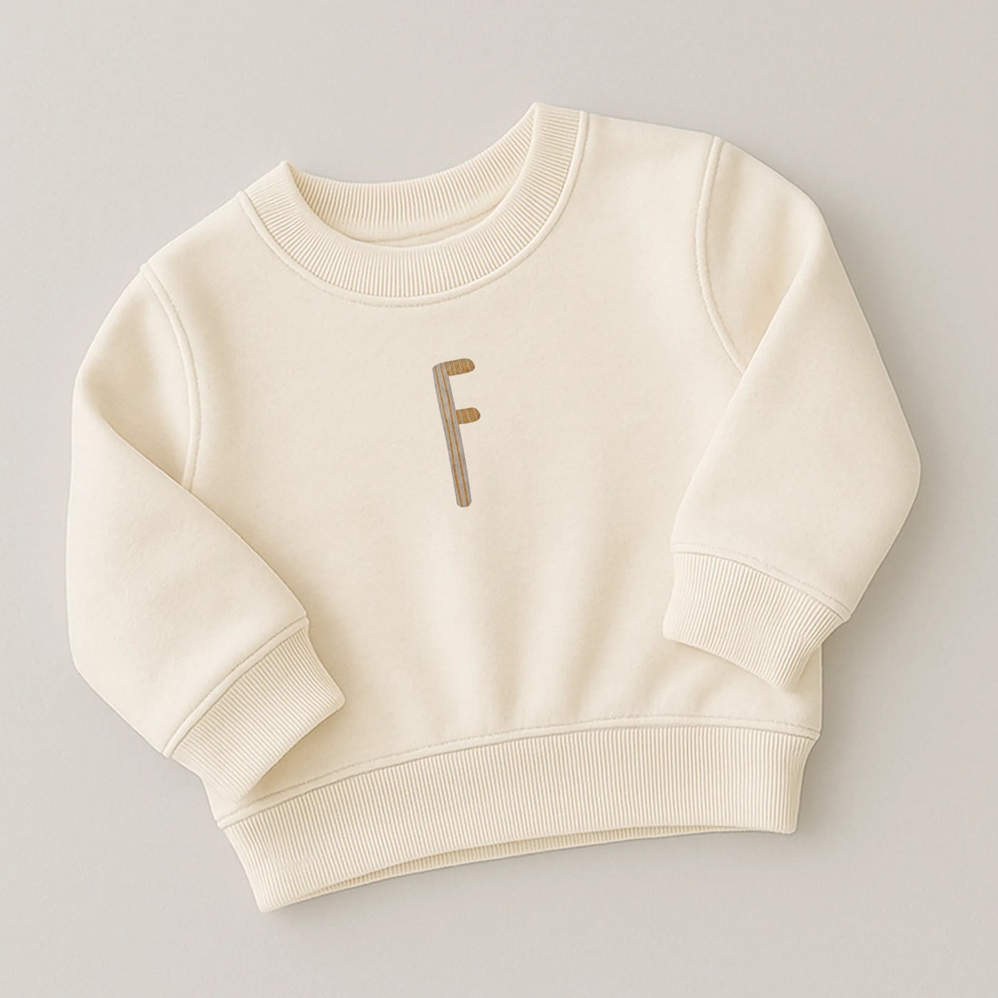 Kotenkram Bügelbild Buchstabe F - 2 | Höhe 5 cm | DTF Transfer B0825K0566