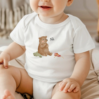 Aquarell-Bügelbild Nö-Bär | 10 × 7,5 cm B4324K0404