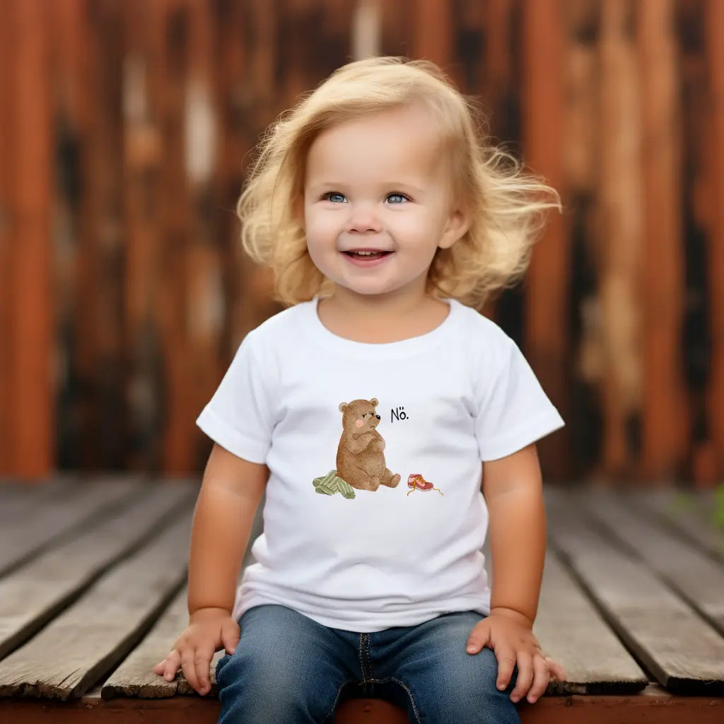 Aquarell-Bügelbild Nö-Bär | 10 × 7,5 cm B4324K0404