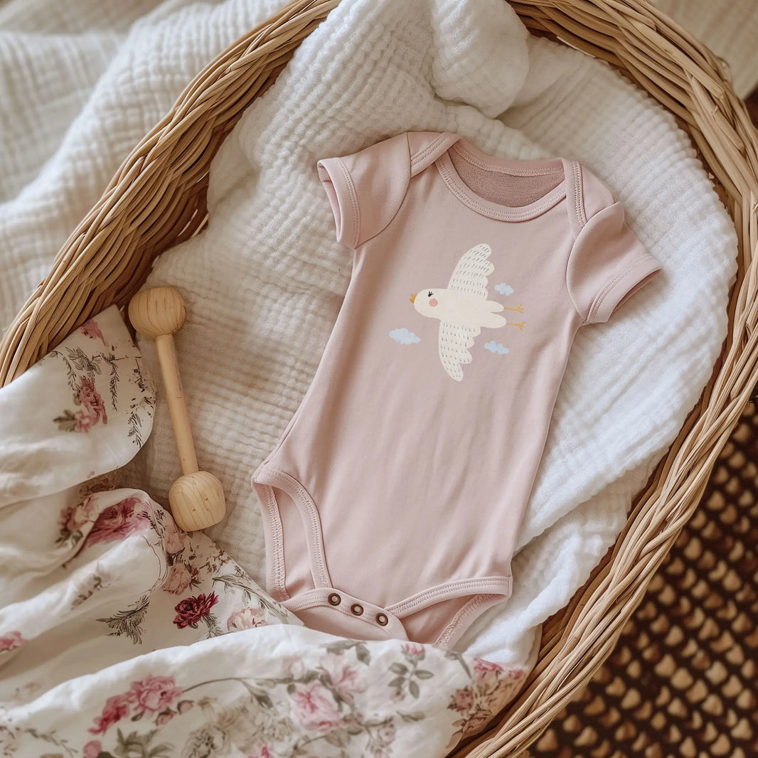 Aquarell-Bügelbild Vogel Kaline | 8,5 x 9 cm B4324K0413