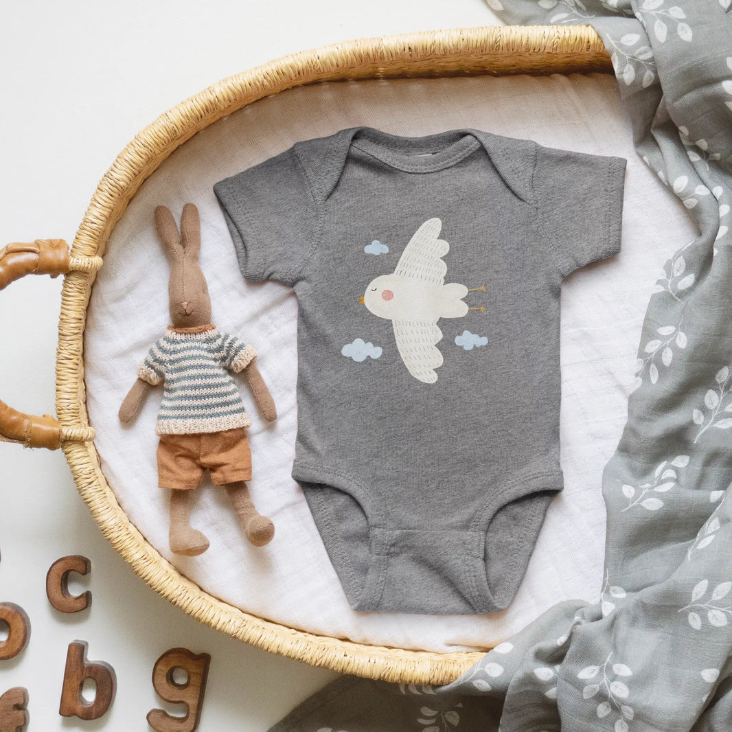 Aquarell-Bügelbild Vogel Kaduck | 8 x 9 cm B4324K0414