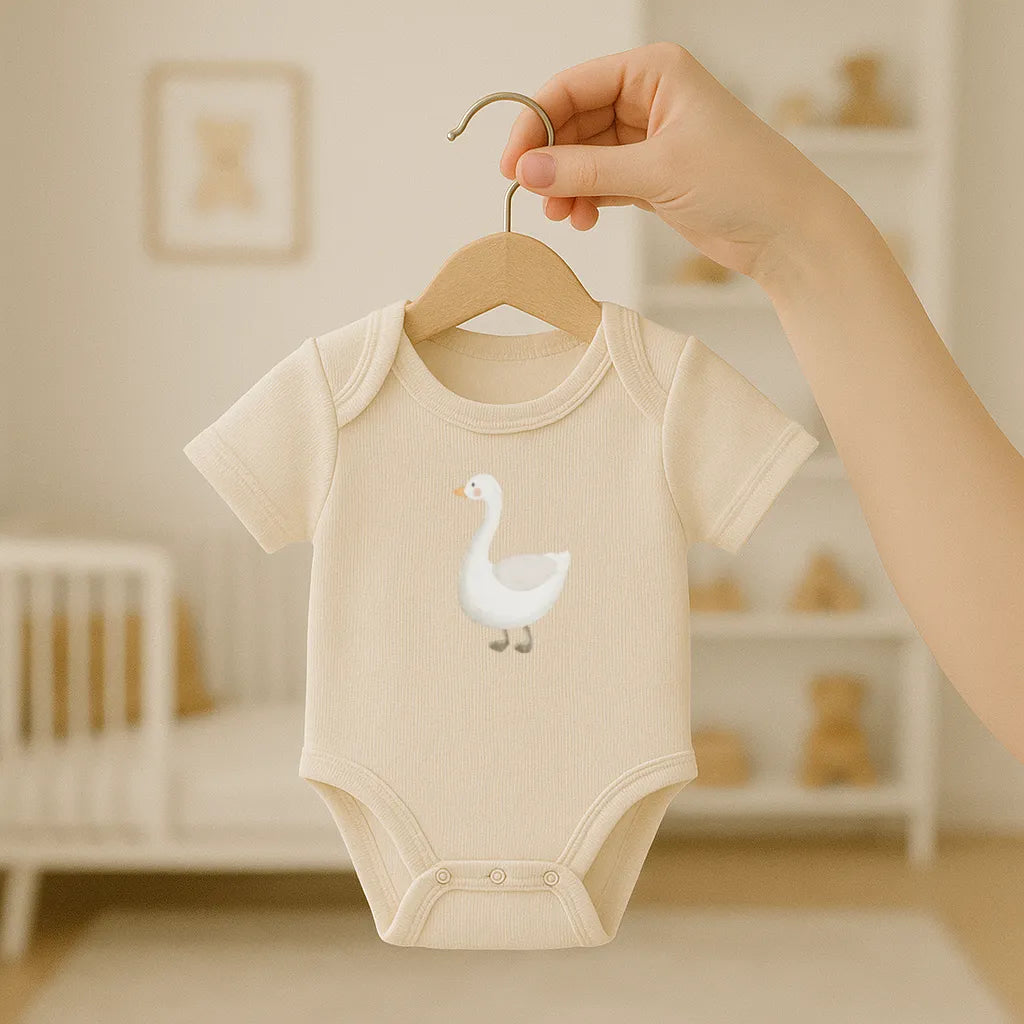 Kotenkram Bügelbild 'Gans' | 6 x 9 cm | Aquarell | DTF Transfer B5224K0460