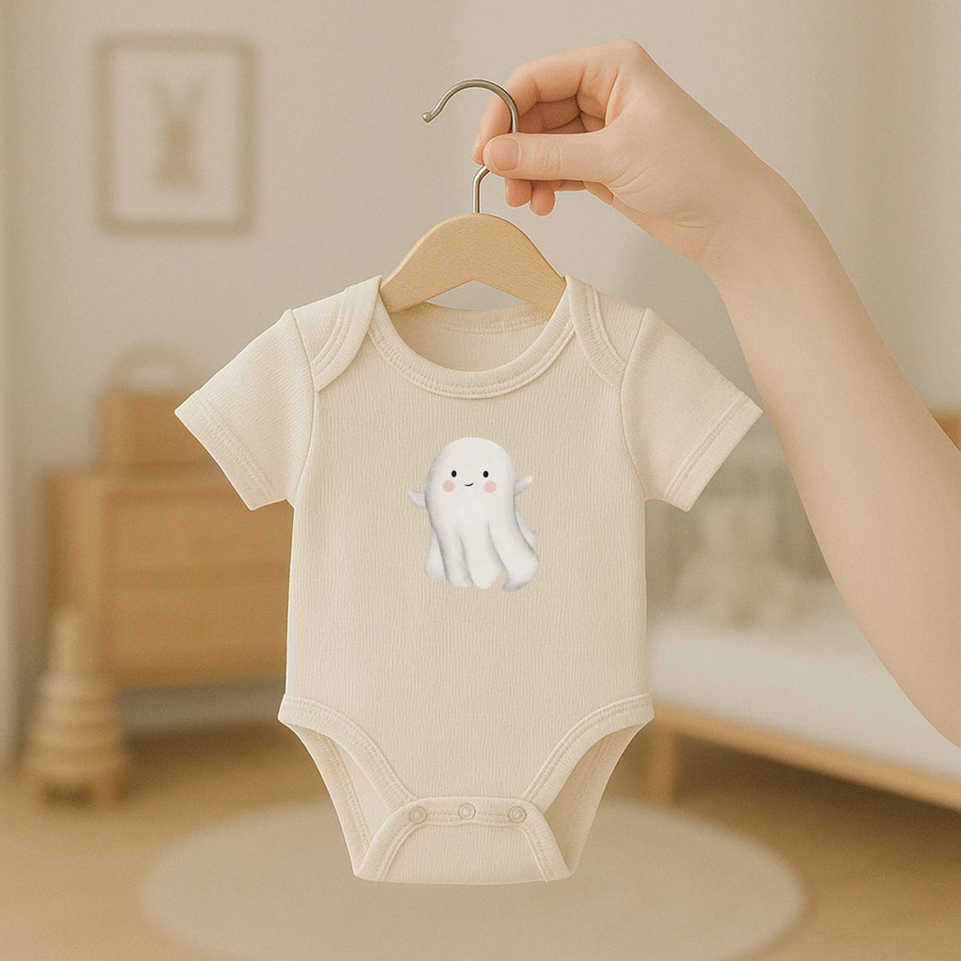 Aquarell-Bügelbild Gespenst | Halloween | 7,5 x 9 cm - B5224K0463