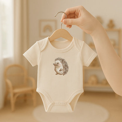 Aquarell-Bügelbild Igel | Herbst | 8 x 9 cm - B5224K0464