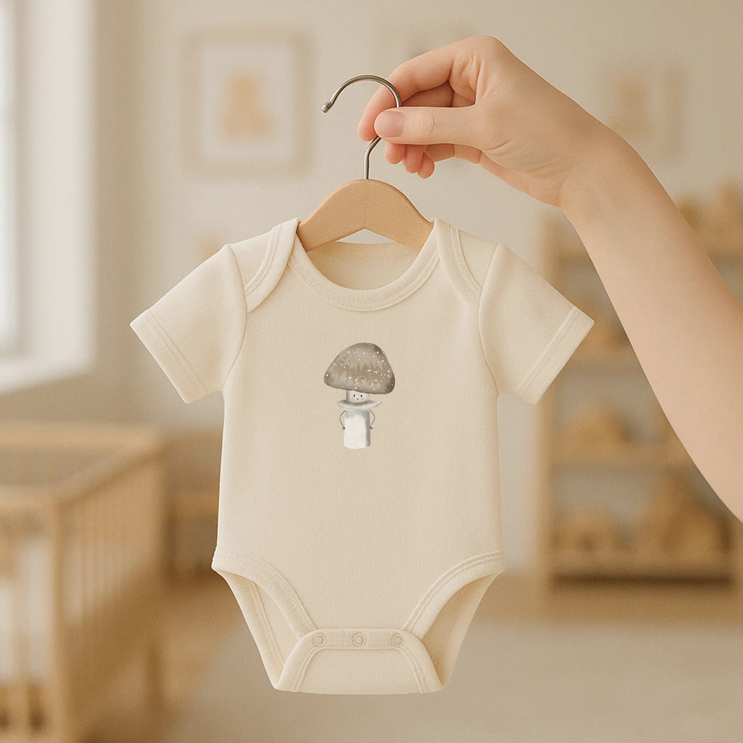 Kotenkram Bügelbild 'Pantherpilz' | 6 x 9 cm | Aquarell | DTF Transfer B5224K0467