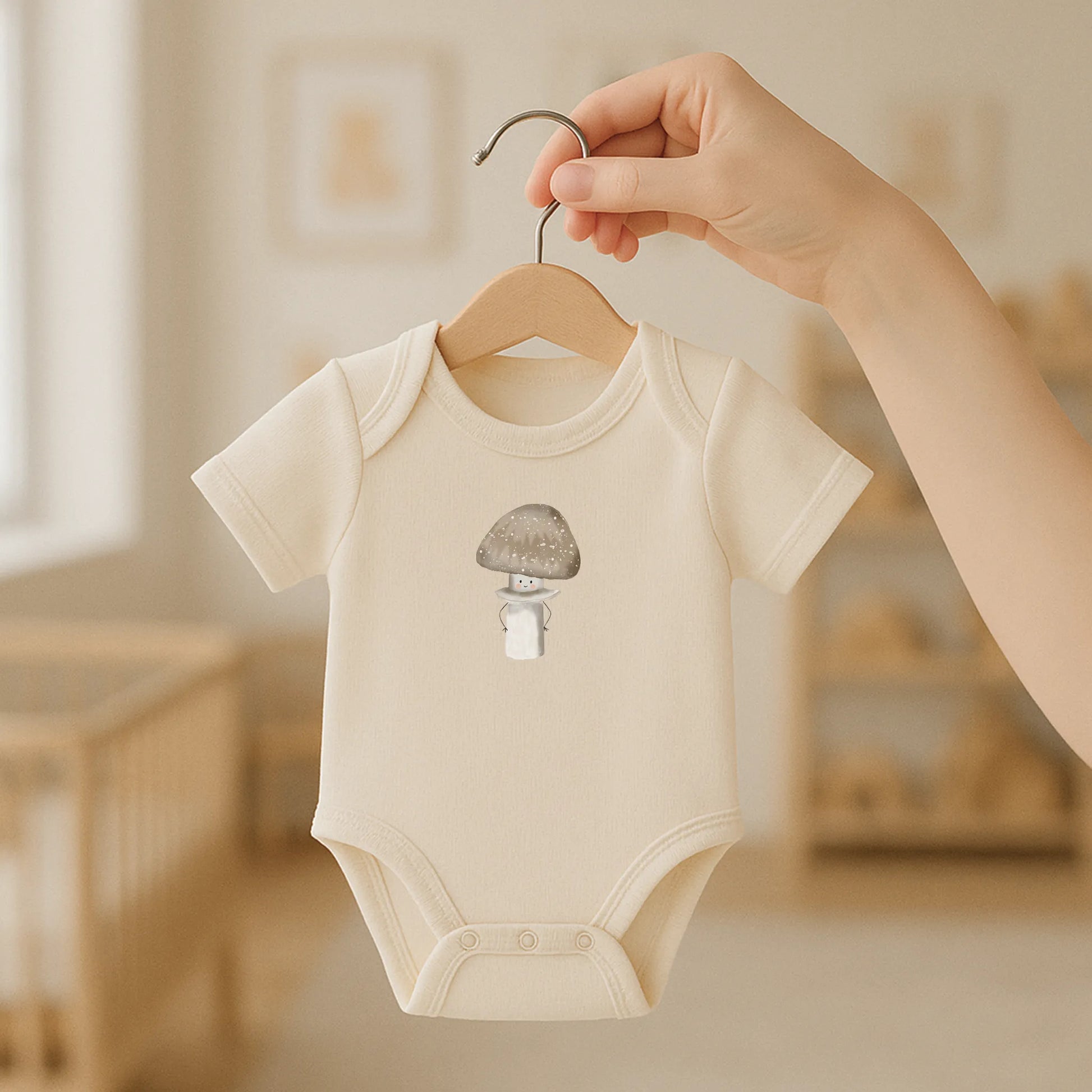 Kotenkram Bügelbild 'Pantherpilz' | 6 x 9 cm | Aquarell | DTF Transfer B5224K0467