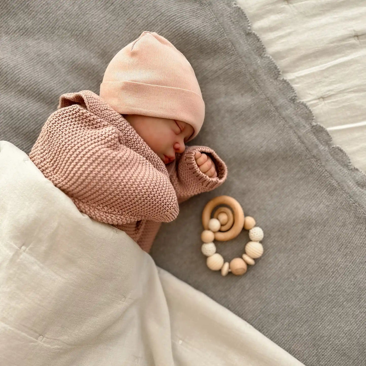 Kotenkram Greifling Boho ohne Name | cremeweiß | Unisex G3121K0139