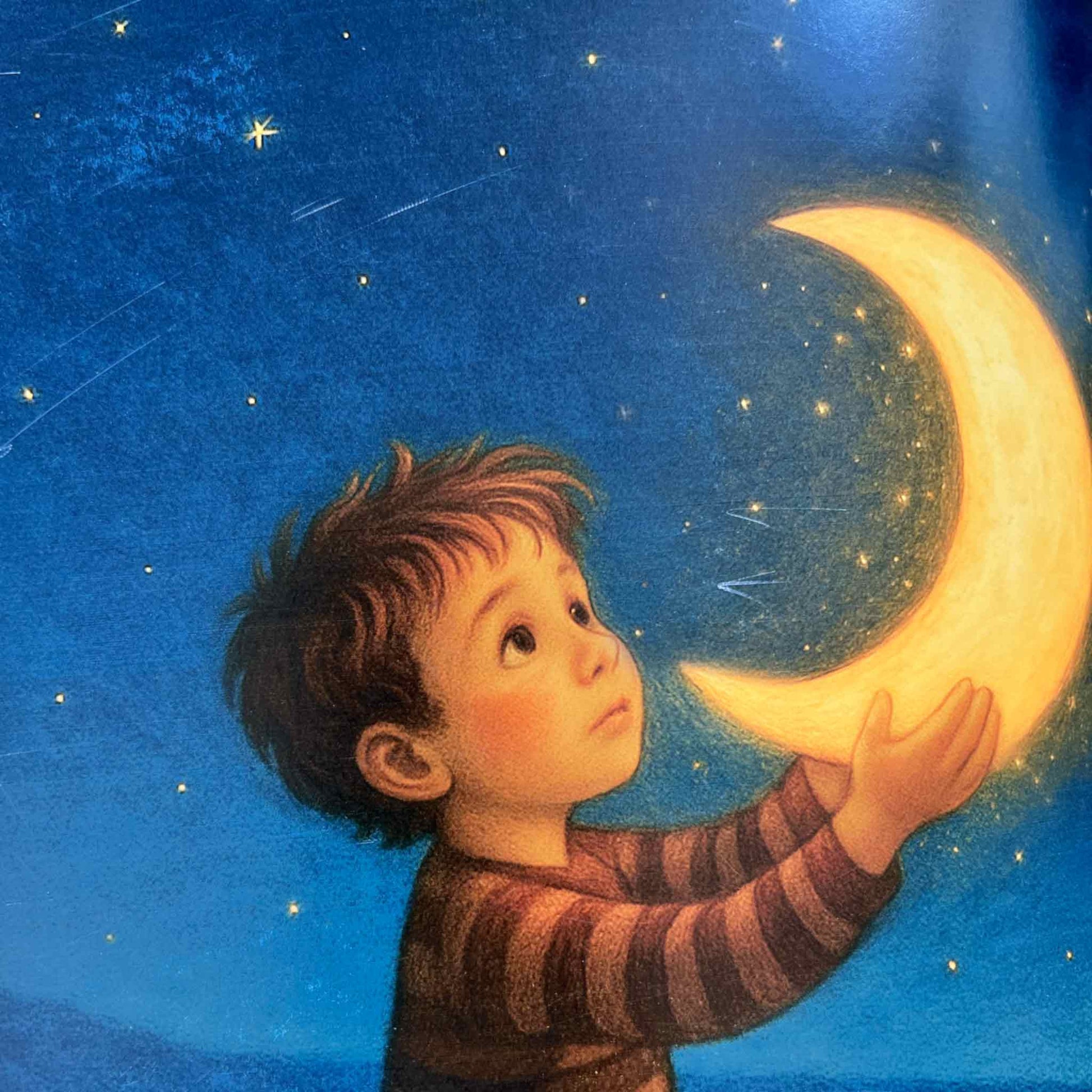 Kinderbuch mit kleinen Mängeln | Der Mond, der vom Himmel fiel | Mängelexemplar | Kinderbuch ab 3 Jahren | Gute-Nacht-Geschichte ab 3 | Kinderbuch gereimt - K2025K0551-01