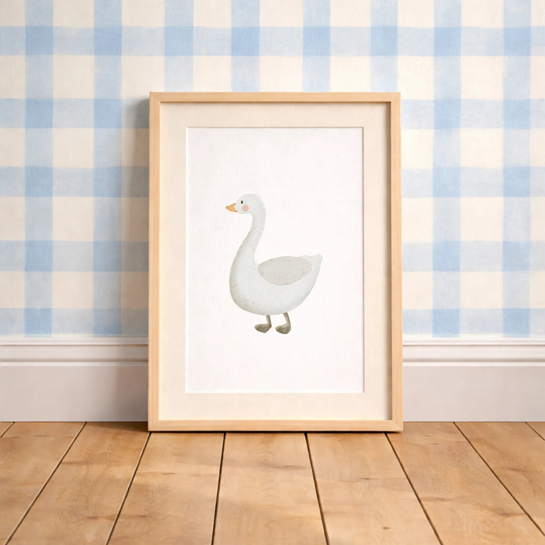 Kotenkram Poster 'Gans' | Kinderzimmer Deko | DIN A4 P0125K043