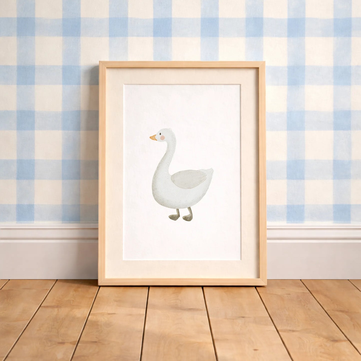 Kotenkram Poster 'Gans' | Kinderzimmer Deko | DIN A4 P0125K043