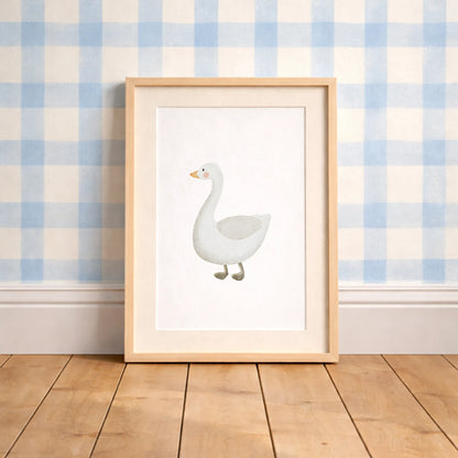 Kotenkram Poster 'Gans' | Kinderzimmer Deko | DIN A4 P0125K043