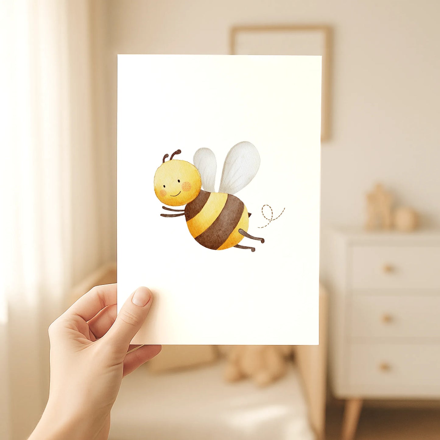 Kotenkram Poster 'Biene' | Kinderzimmer Deko | DIN A4 P0125K0482