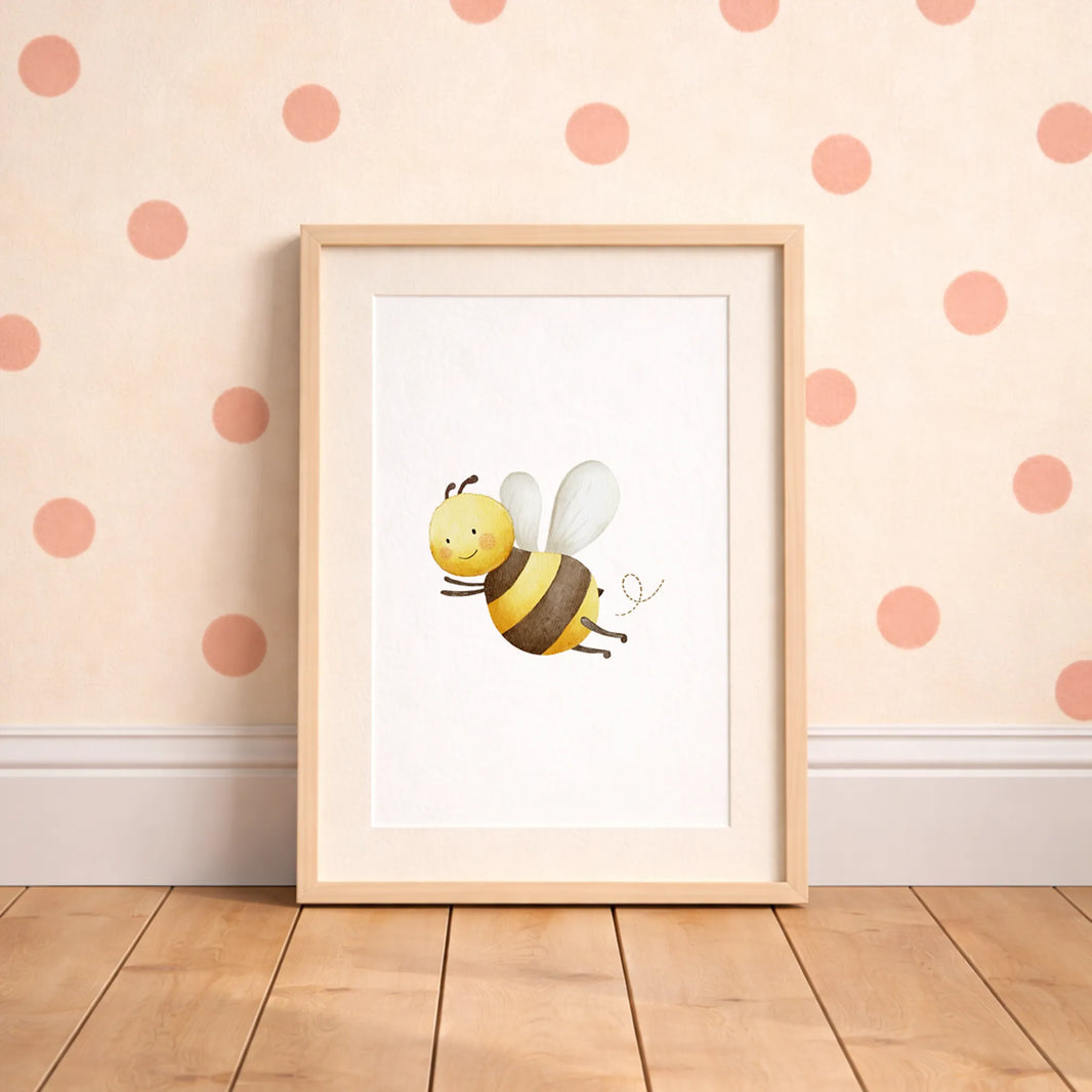 Kotenkram Poster 'Biene' | Kinderzimmer Deko | DIN A4 P0125K0482