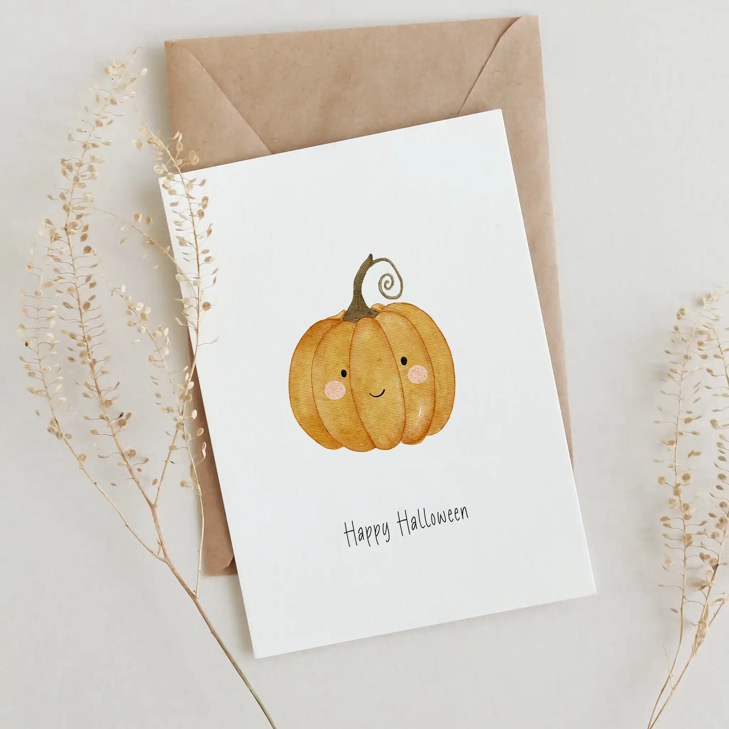 Grußkarte Kürbis | Halloween | DIN A6 - P0524K0280