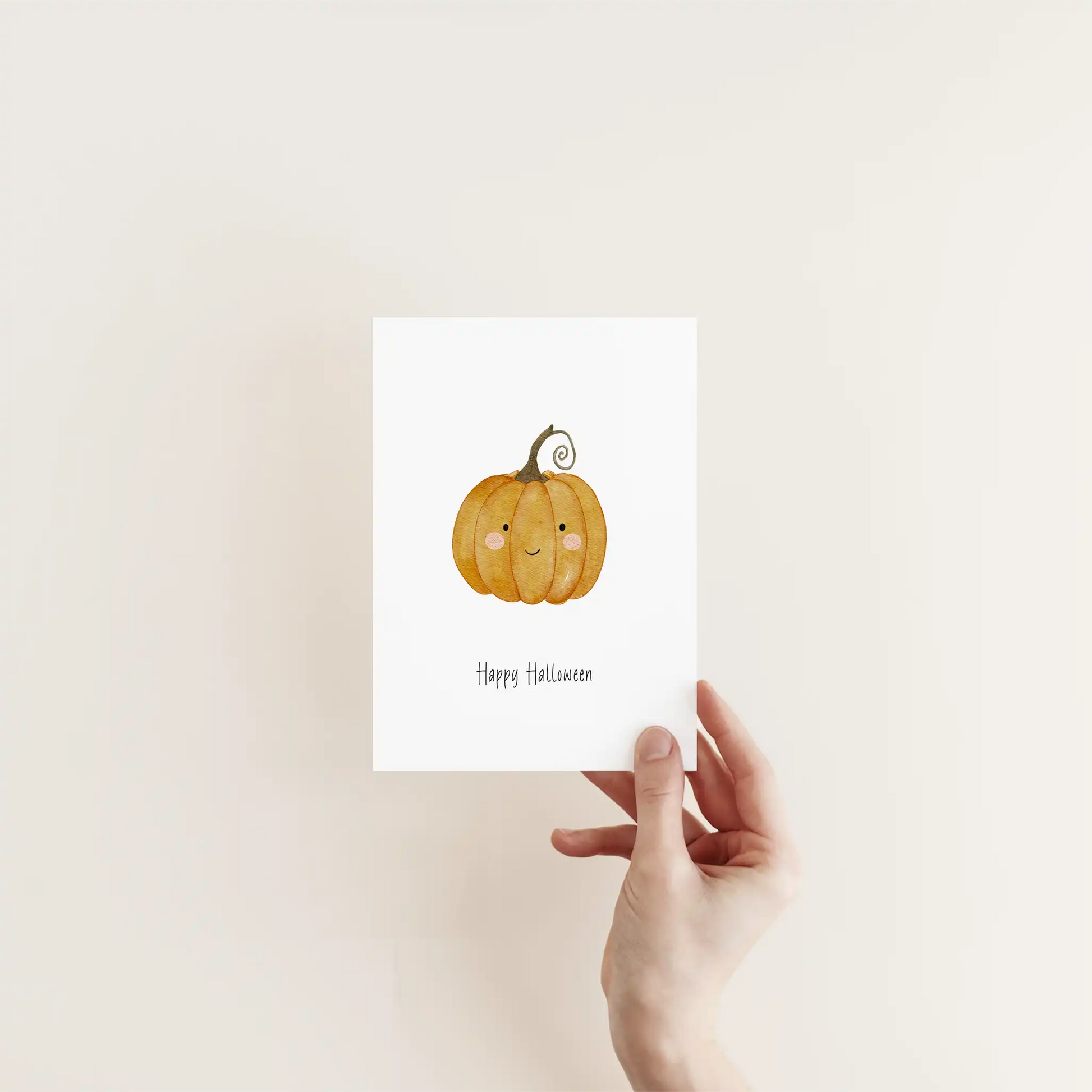 Grußkarte Kürbis | Halloween | DIN A6 - P0524K0280