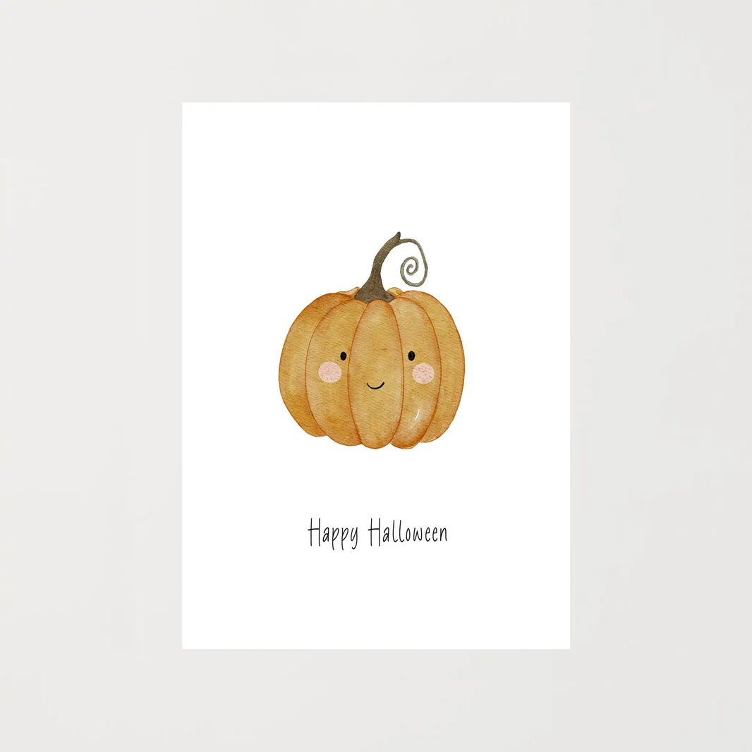 Grußkarte Kürbis | Halloween | DIN A6 - P0524K0280