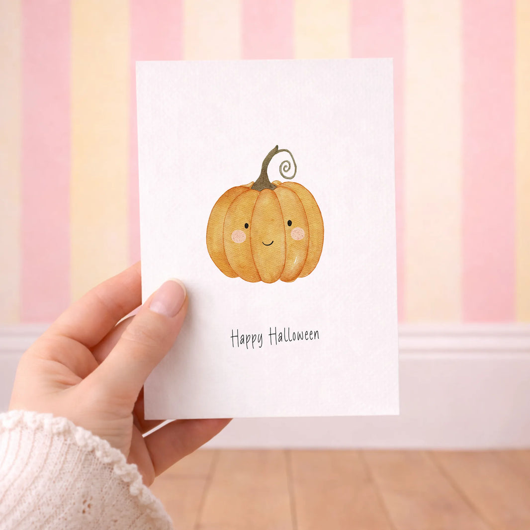 Grußkarte Kürbis | Halloween | DIN A6 - P0524K0280