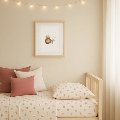 Kinderposter Schnecke | Weihnachten | DIN A4 Wandgestaltung Deko Spielzimmer Kinderzimmer Aquarell P4324K038915