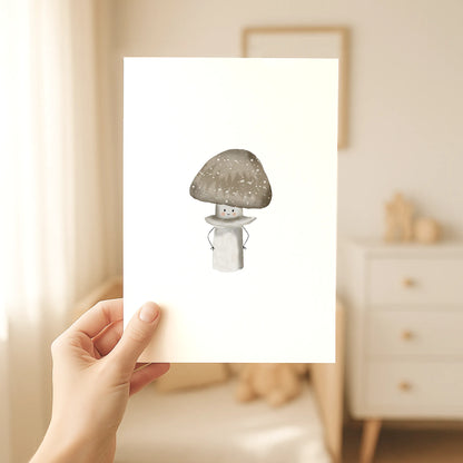 Kinderposter Pantherpilz | Herbst | DIN A4 Kinderzimmer Deko Wandgestaltung Spielzimmer Naturposter DIN A4 P5224K0463