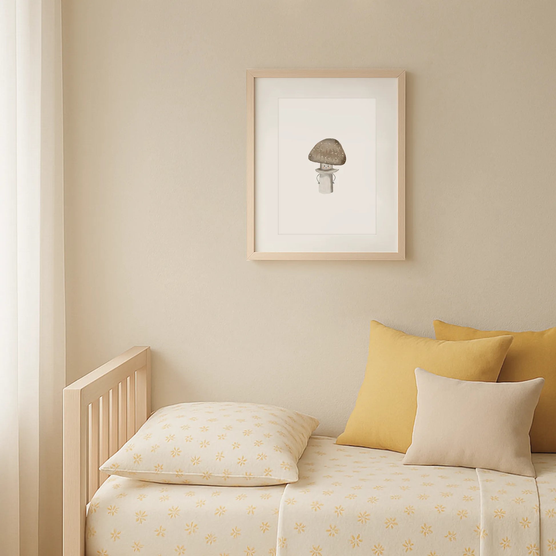 Kinderposter Pantherpilz | Herbst | DIN A4 Kinderzimmer Deko Wandgestaltung Spielzimmer Naturposter DIN A4 P5224K0463