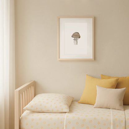 Kinderposter Pantherpilz | Herbst | DIN A4 Kinderzimmer Deko Wandgestaltung Spielzimmer Naturposter DIN A4 P5224K0463