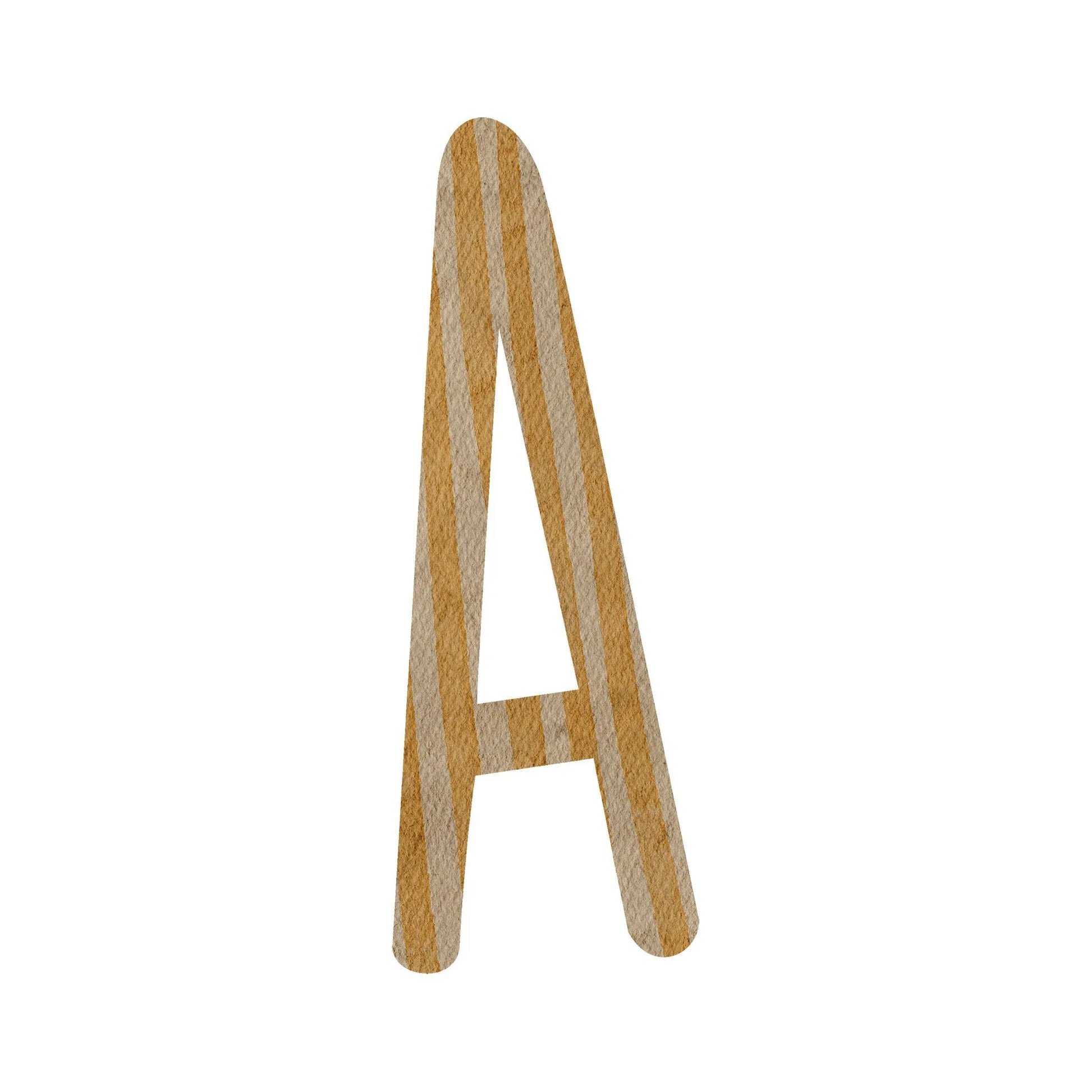 Kotenkram Bügelbild Buchstabe A - 3 | Höhe 5 cm | DTF Transfer B0825K0491