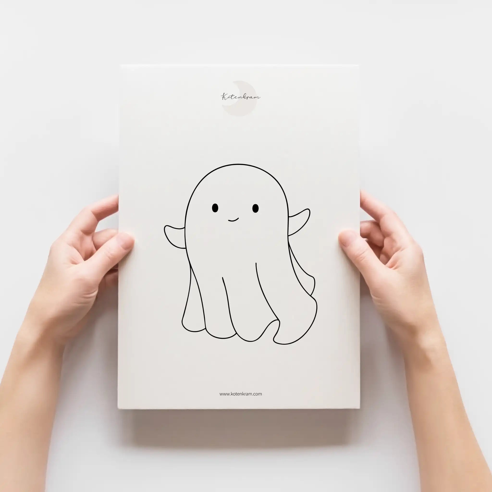 kotenkram freebie gespenst dina a4 hochformat gratis
