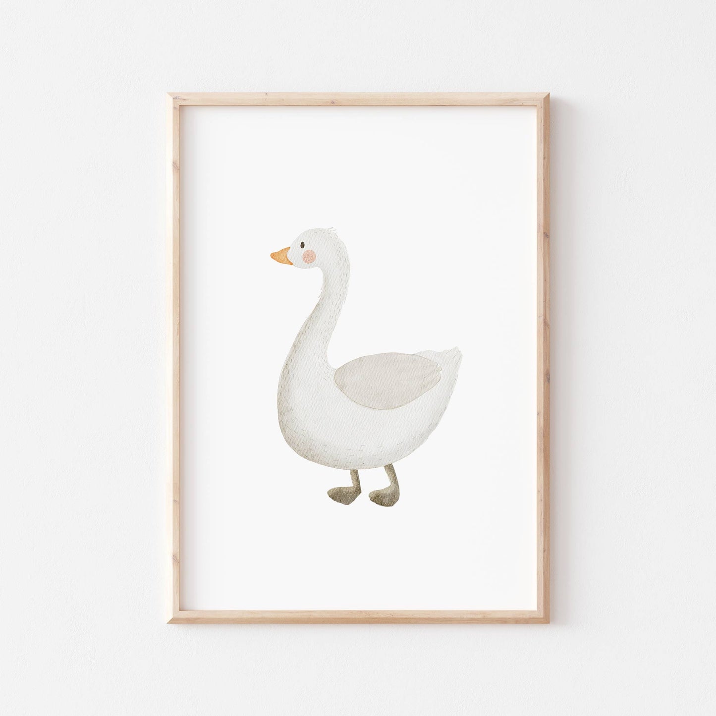 Kotenkram Poster 'Gans' | Kinderzimmer Deko | DIN A4 P0125K043