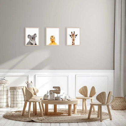 Kotenkram Poster Tierposter Giraffe | Kinderzimmer Dekoration | DIN A4 | einzeln T3121K0124