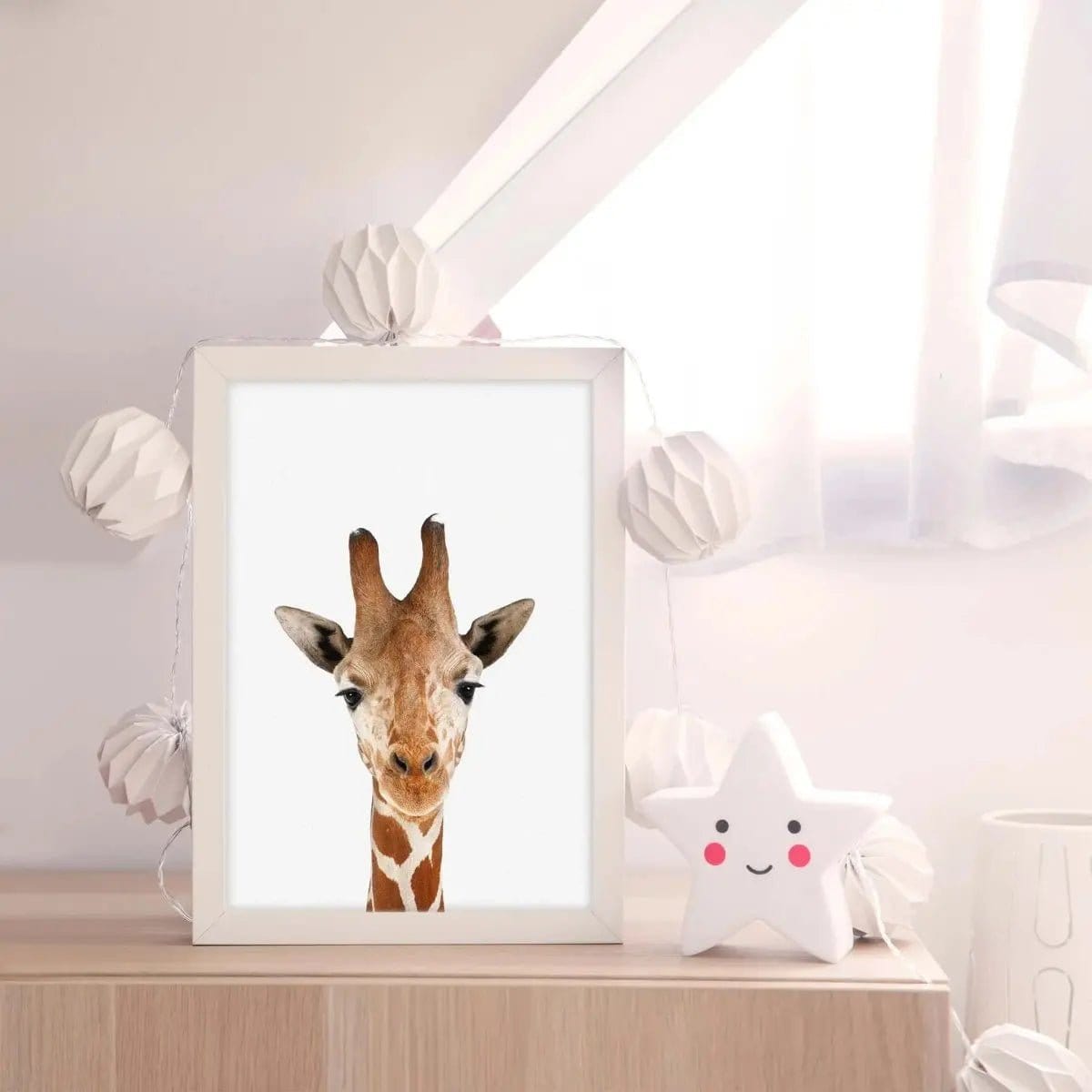 Kotenkram Poster Tierposter Giraffe | Kinderzimmer Dekoration | DIN A4 | einzeln T3121K0124