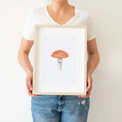 Kotenkram Poster 'Fliegenpilz' | Kinderzimmer Deko | DIN A4 (210 x 297 mm) P1424K0320D4