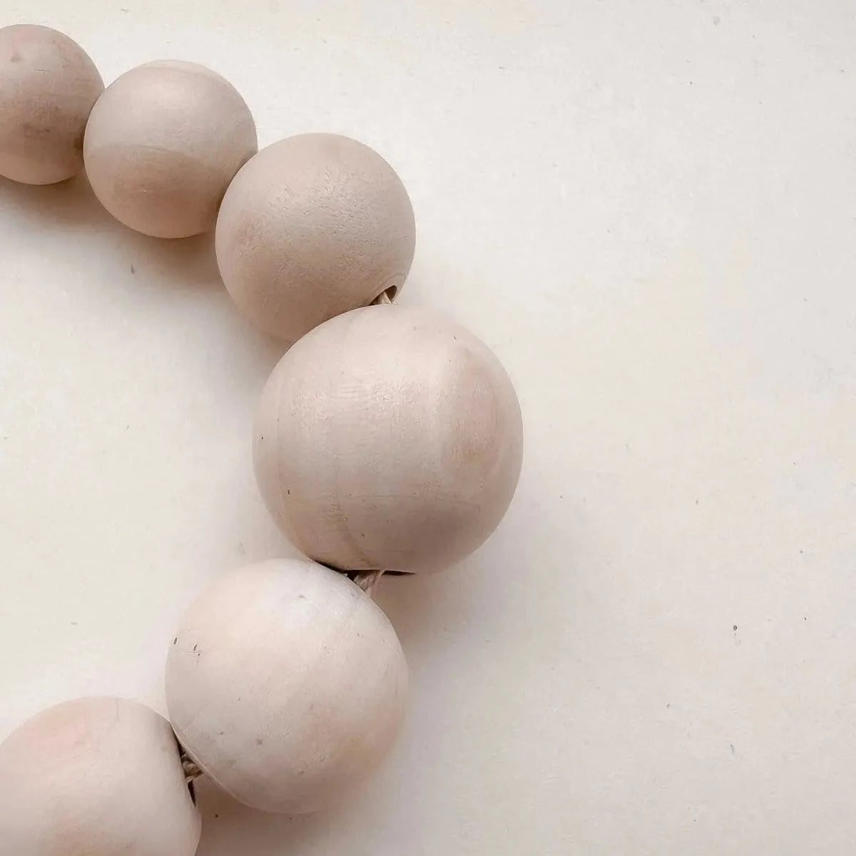 Kotenkram Schnullerkette Holz ohne Namen | Beige | Unisex S1623K0235