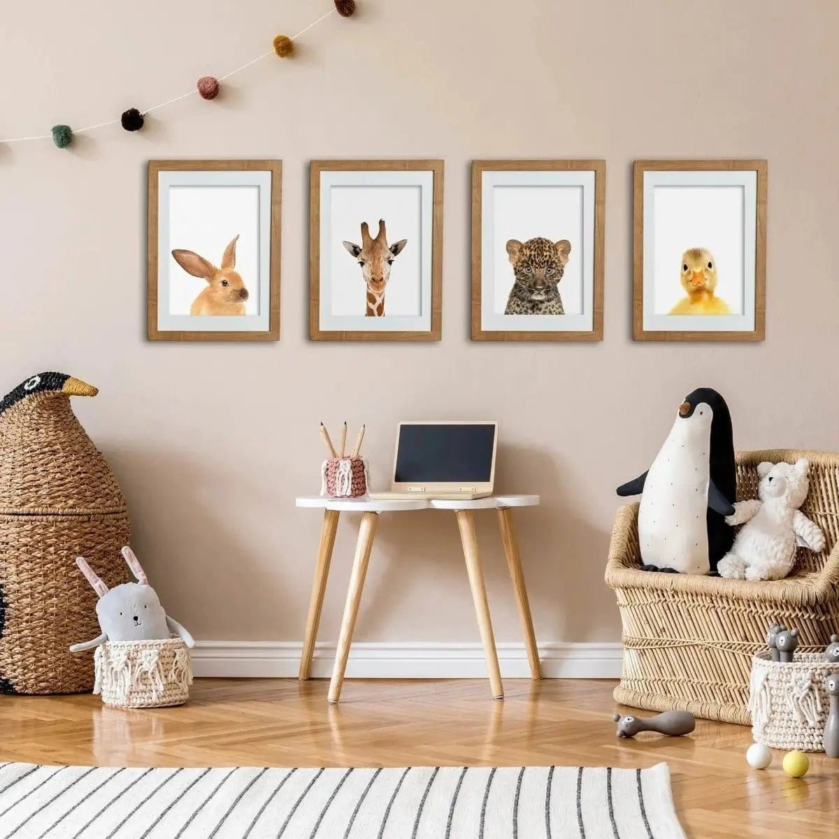 Kotenkram Tierposter Ente | Kinderzimmer Dekoration | DIN A4 | einzeln T3121K0126