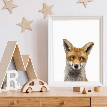 Kotenkram Tierposter Fuchs | Kinderzimmer Dekoration | DIN A4 | einzeln T3121K0128
