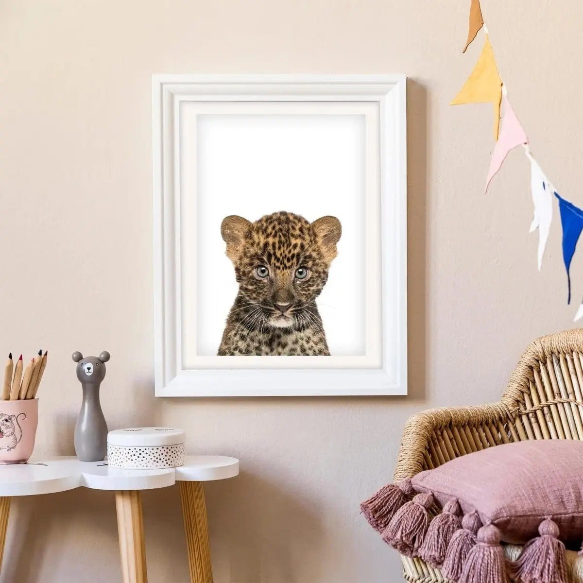 Kotenkram Tierposter Leopard | Kinderzimmer Dekoration | DIN A4 | einzeln T3121K0131