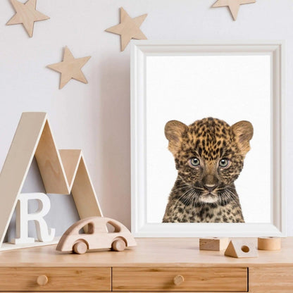 Kotenkram Tierposter Leopard | Kinderzimmer Dekoration | DIN A4 | einzeln T3121K0131