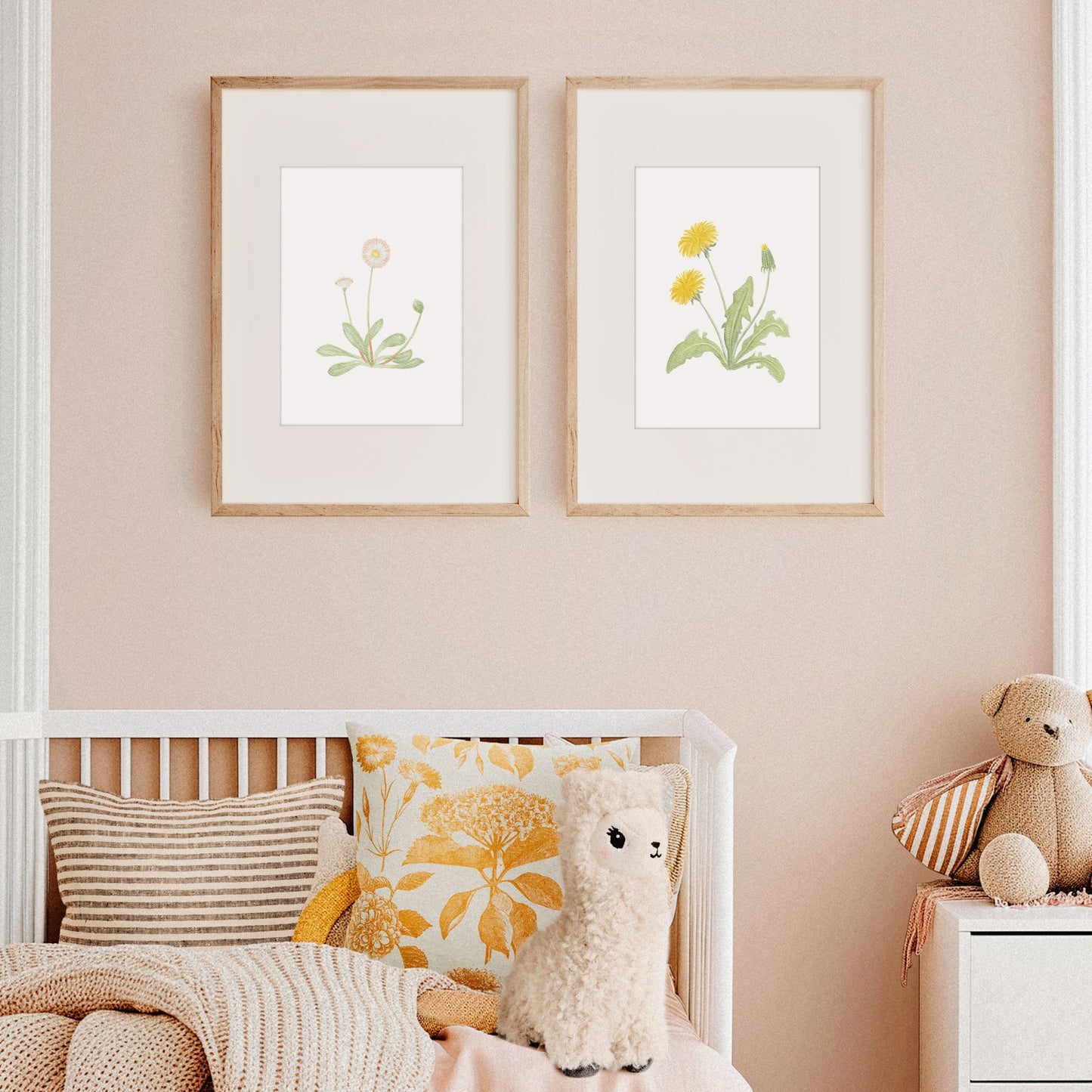 Poster 'Gänseblümchen' | Kinderzimmer Deko | DIN A4 oder A5 Poster Kotenkram DIN A4 (210 x 297 mm)
