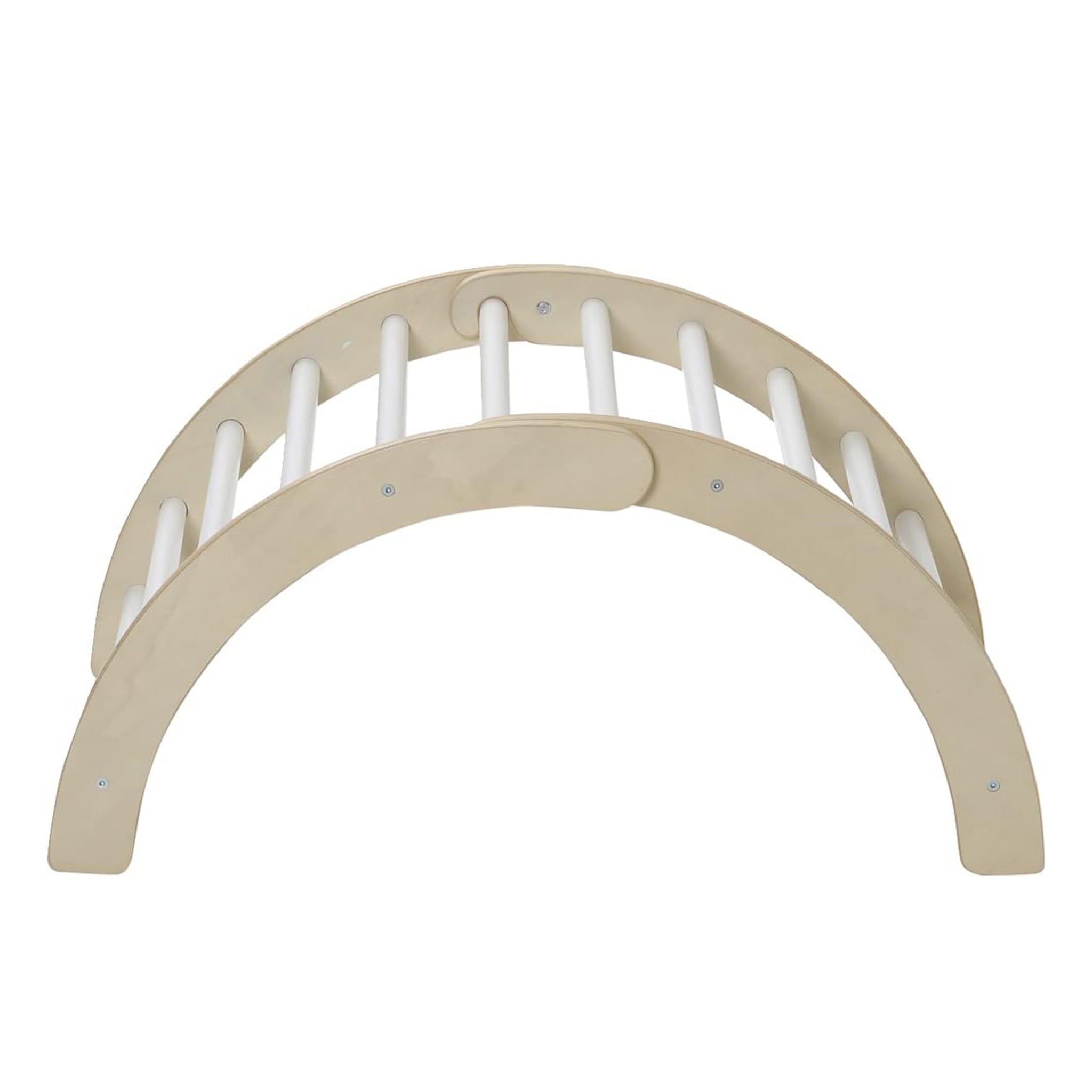 Kletterbogen von Vertbaudet aus FSC®-zertifiziertem Holz gefertigt und in zarten Pastelltönen lackiert, passt er perfekt in ein liebevoll gestaltetes Kinderzimmer.